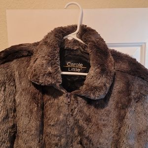 Carole Little Vintage 1980’s Rabbit Fur Coat
